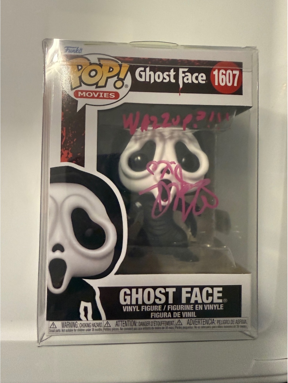Funko Pop Ghost Face #1607 Felissa Rose Auto SWAU WAZZUP? w/Protector